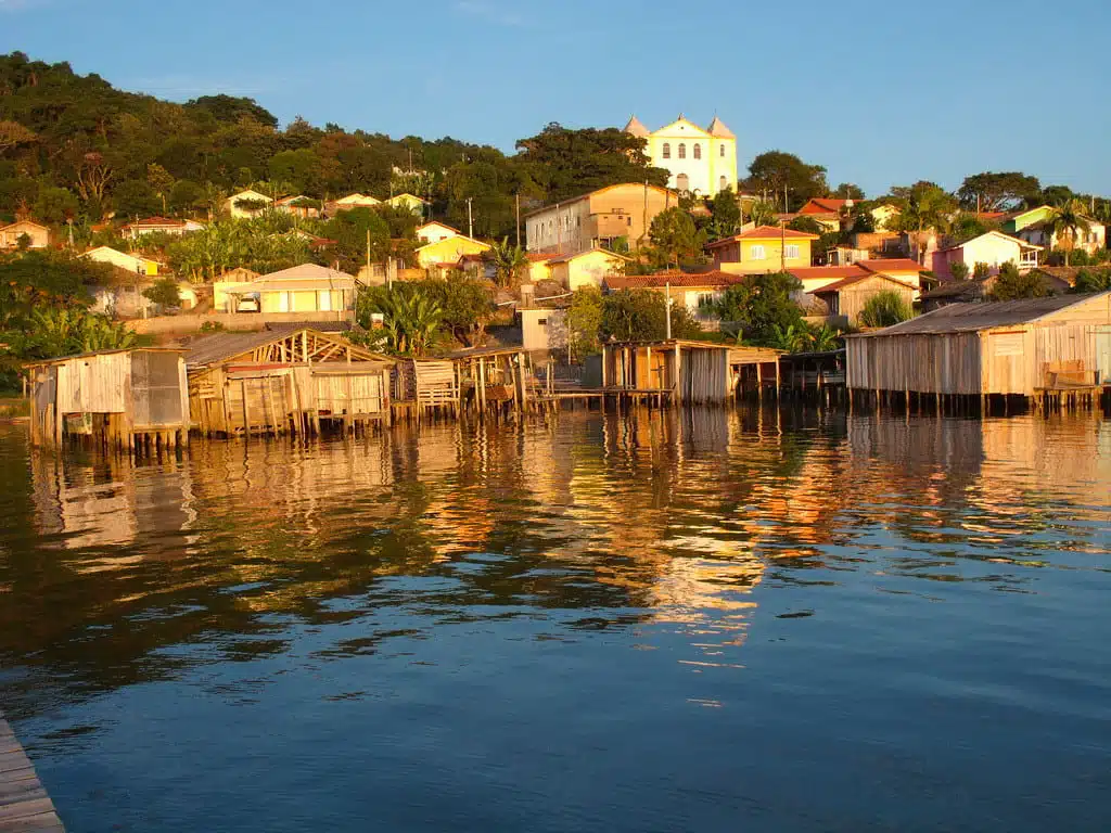 Imagem da cidade mais nova do país, Pescaria Brava, em Santa Catarina