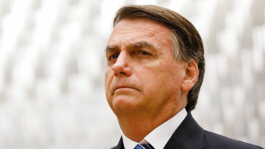 Na foto, o ex-presidente da República, Jair Bolsonaro
