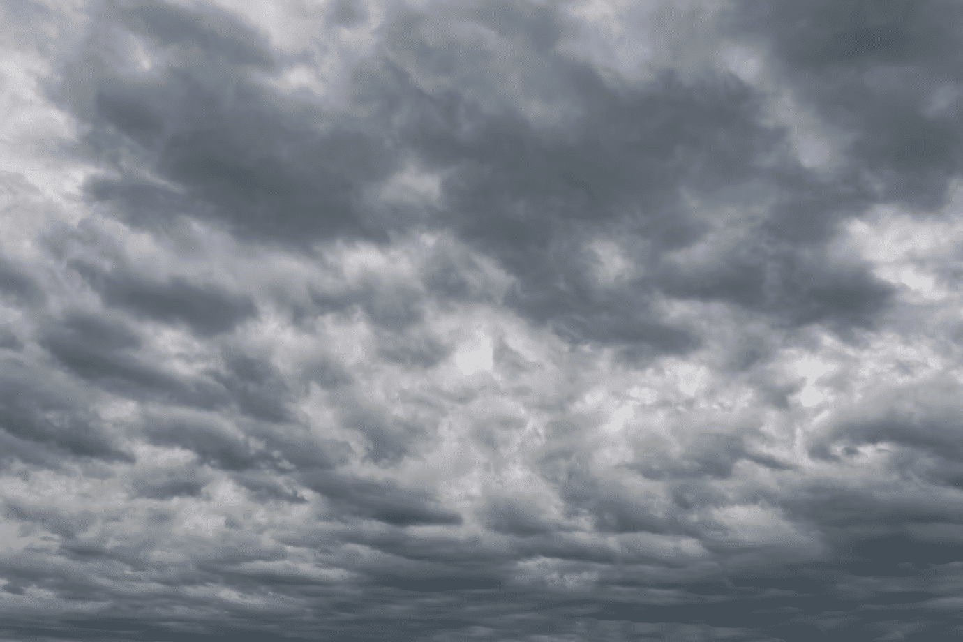 Imagem mostra tempo nublado, indicativo da possibilidade de chuvas no Carnaval.