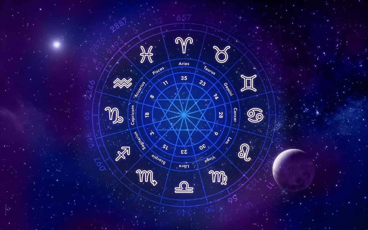 Arte mostra os diferentes signos do Zodíaco.